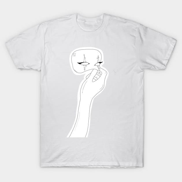 Removing mask anti hero T-Shirt by kymbohcreates